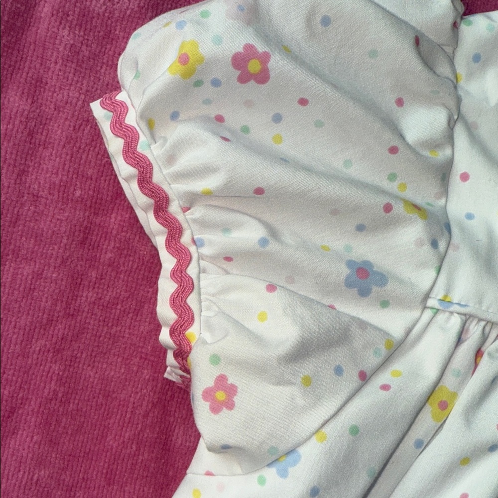 The Beaufort Bonnet Company collared dress with Lining, bow back and bloomers - Picture 3 of 8